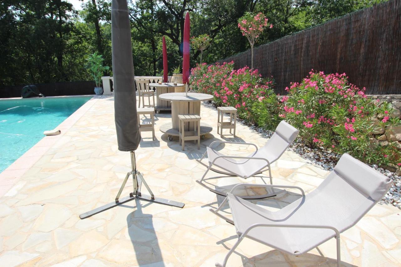Villa Jalna Chambre, Suites Et Appartement Roquefort-les-Pins Eksteriør bilde